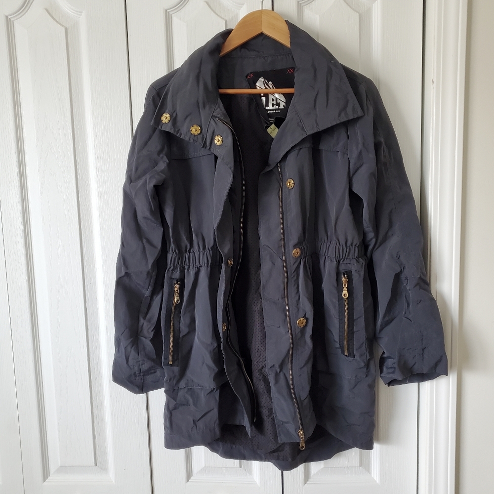 G.E.T. Navy Blue Utility Jacket - Picture 4 of 5